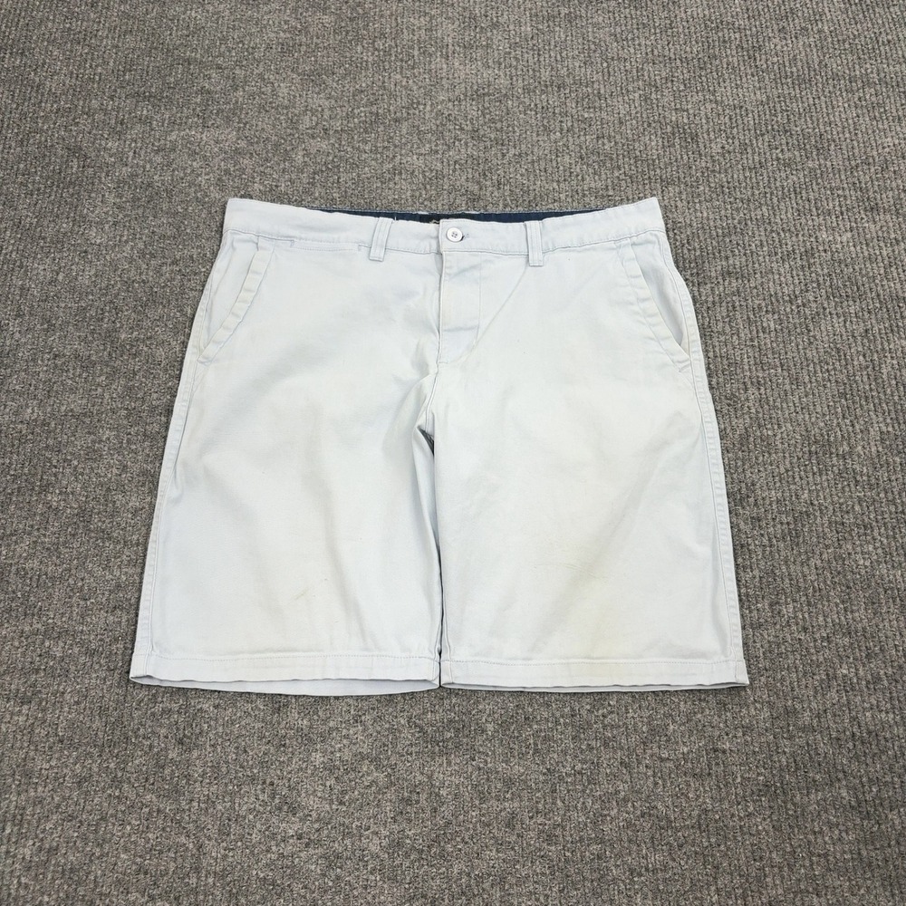 Nat Nast Shorts Mens 36 Blue Cotton Spandex Chino‎ Casual Luxury Style